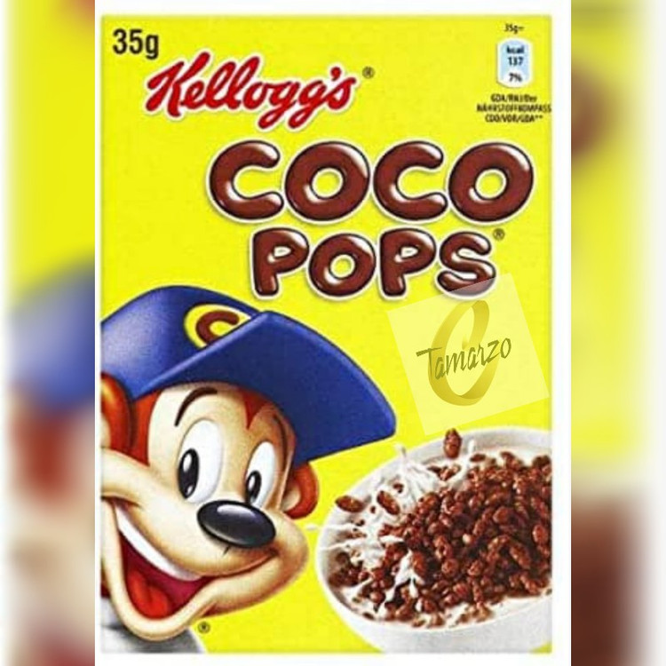 کورن فلکس شکلاتی یک وعده ای کوکوپاپس برند کلاگز 30 گرم coco pops