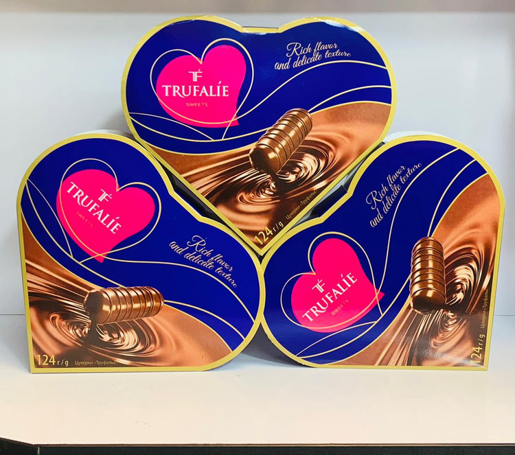 شکلات کادویی ترافل قلمی ای بی کا 124 گرمی ABK Trufalie sweets