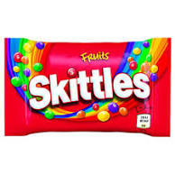 دراژه شکلاتی اسکیتلز Skittles وزن 45 گرم