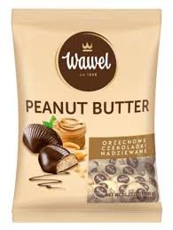 شکلات بامغز کره بادام و روکش شکلات پنات باتر واول لهستان وزن 500گرم| Peanut butter wawel 1kg