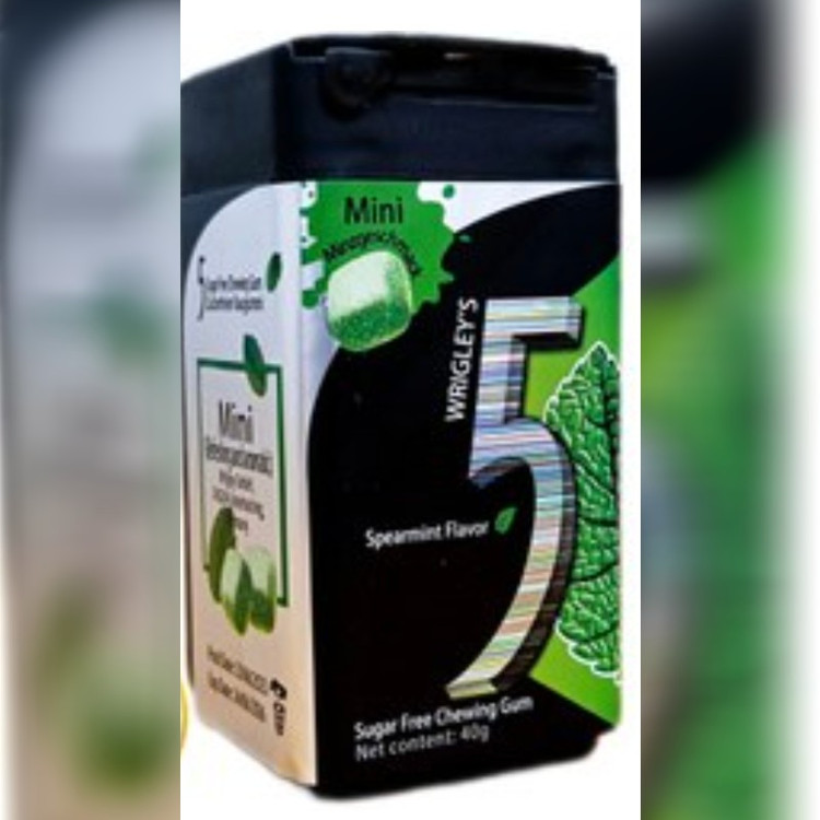 آدامس بدون قند فایو قوطی با طعم نعنا (40 گرم) Five