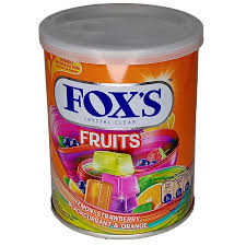 آبنبات فوکس قوطی میوه 180 گرم Foxs