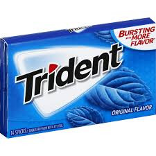 آدامس نعنا تند بدون شکر اورجینال تریدنت بسته 14 عددی Trident.