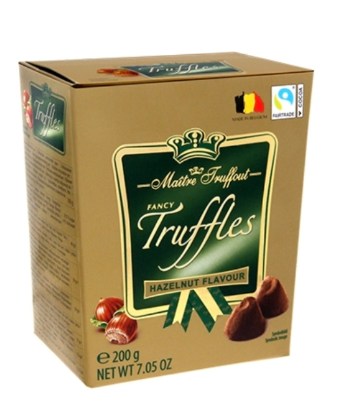 شکلات ترافل truffles ترافلز فندقی 200 گرمی
