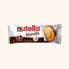 بیسکوییت شکلاتی نوتلا سه عددی 40 گرمی nutella biscuits