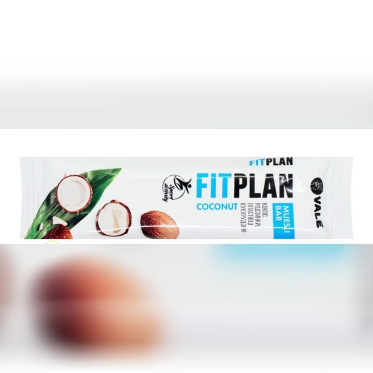 پروتیین بار موسلی با نارگیل فیت پلن (35 گرم) fit plan