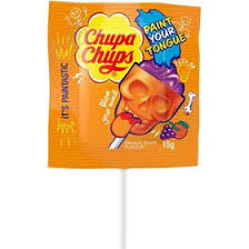 آبنبات چوبی جمجمه ای چوپا چوپس Chupa Chups Oranges & Grapes با طعم پرتقال و انگور 15 گرم
