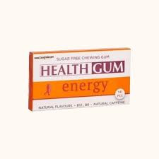 آدامس healthgum مدل انرژی زا بدون شکر بسته ی 14 عددی (27 گرم)