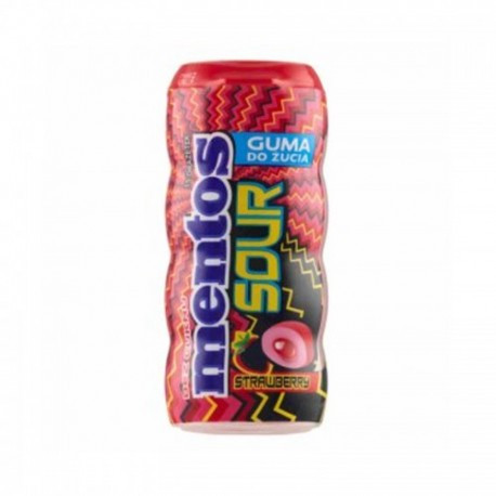 آدامس منتوس مغزدار با طعم توت فرنگی ترش 30 گرم mentos ا mentos