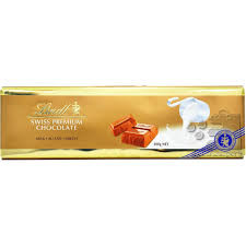 شکلات تابلت لینت با طعم شکلات شیری و فندوق (300 گرم)LINDT