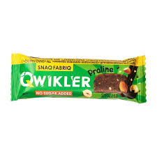 شکلات پروتئین بار اسنکر بادام زمینی و شکلات ۴۰ گرمیQWIKLER