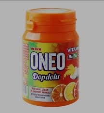 آدامس اونئو اولکر بدون شکر با طعم پرتقال , لیمو و گریپ فروت 48 گرم ULKER ا Ulker Oneo chewing gum without sugar with orange