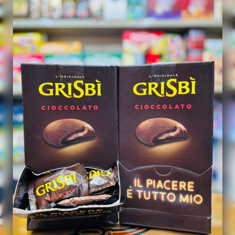 کوکی شکلاتی مغزدار گریسبی ویچنزی مدل پاکتی 50 عددی vicenzi ا MATILDE VICENZI grisbi snack
