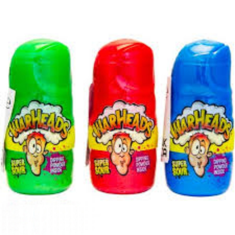 آبنبات انگشتی با پودر ترش وارهدز (40 گرم) warheads