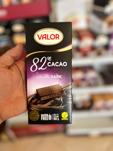 شکلات valor تلخ 82% بدون گلوتن