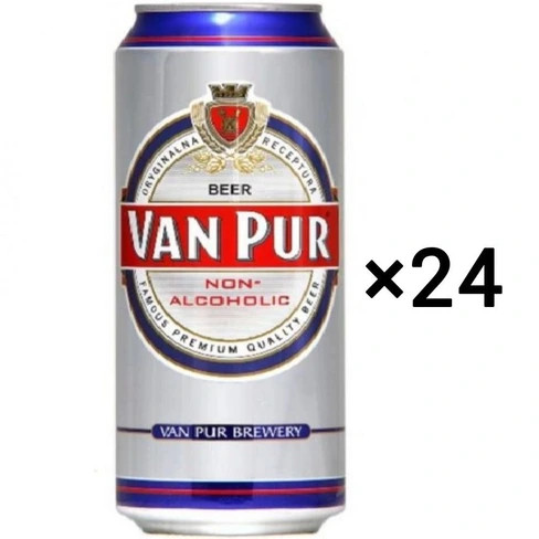 نوشیدنی آبجو بدون الکل ون پور باکس 24 عددی van pur