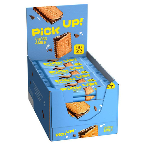 بیسکوییت شکلات شیری پیک آپ باکس 24 عددی pick up