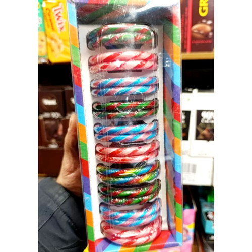 آبنبات النگو رنگی باکس 20 عددی bracelet lollypop
