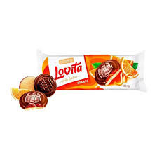 بیسکویت شکلاتی روشن لاویتا با ژله پرتقال roshen. کارتن 21 تایی