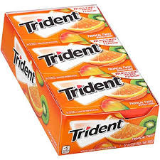آدامس تریدنت 12عددی طعم پرتقال trident