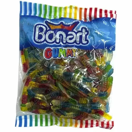 پاستیل ژله ای بونارت BONART GUMMY Worms مدل کرمی 1 کیلو