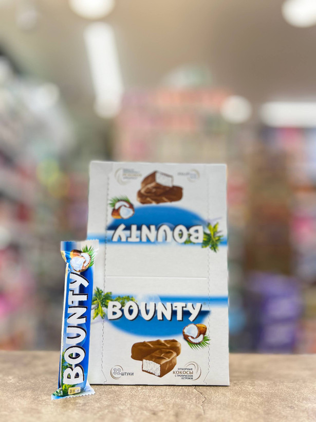 شکلات مغزدار بونتی ا BOUNTY coconut chocolate گرمی 57