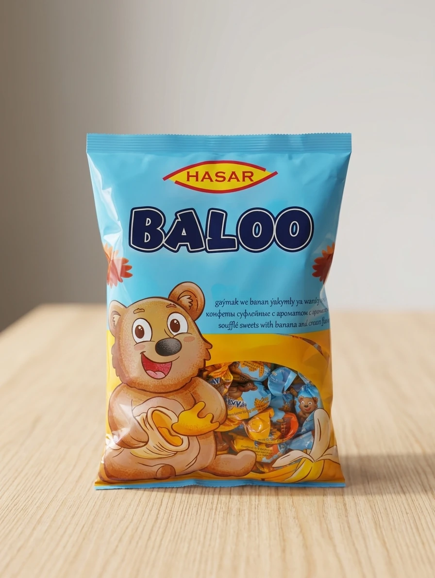 شکلات کیلویی مغز دار هاسار HASAR مدل BALOO