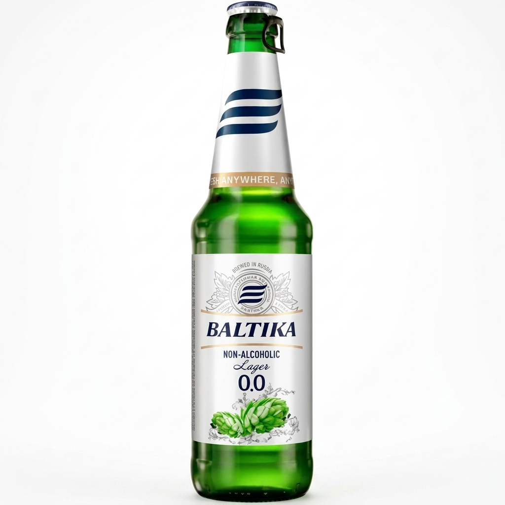 آبجو بالتیکا شیشه باکس 20 عددی  بدون الکل Baltika