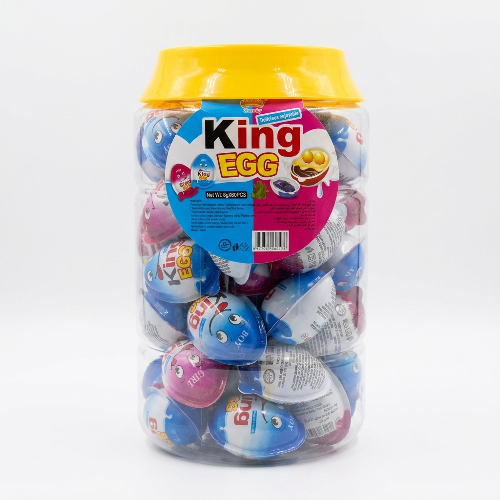 شانسی کینگ اگ بسته ۶۰ عددی king egg
