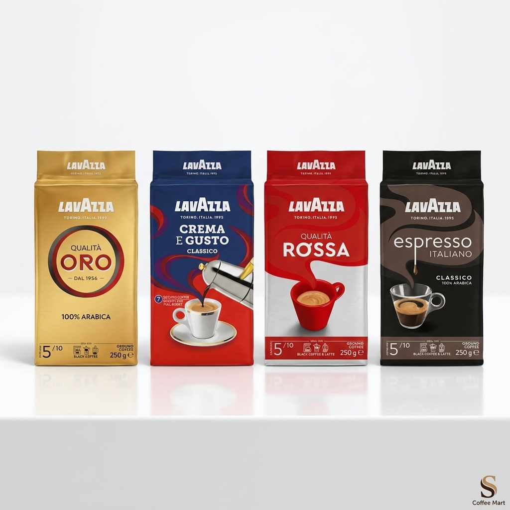 دانه قهوه لاوازا 4 مدل  ۱ کیلوگرم کارتن 4 کیلویی lavazza