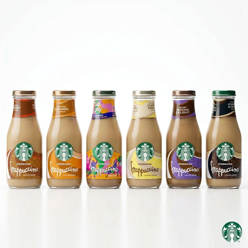 نوشیدنی قهوه استارباکس در ۶طعم Starbucks باکس 12 عددی